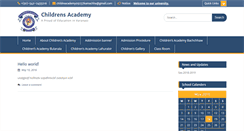 Desktop Screenshot of childrensacademyedugroup.com