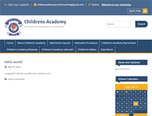 Tablet Screenshot of childrensacademyedugroup.com